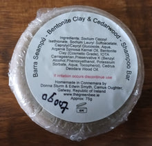 Load image into Gallery viewer, Bentonite Clay & Cedarwood Shampoo Bar