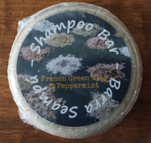 Load image into Gallery viewer, French Green Clay & Peppermint Shampoo Bar