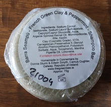 Load image into Gallery viewer, French Green Clay & Peppermint Shampoo Bar