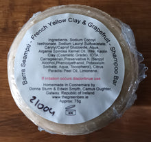 Load image into Gallery viewer, French Yellow Clay & Grapefruit Shampoo Bar