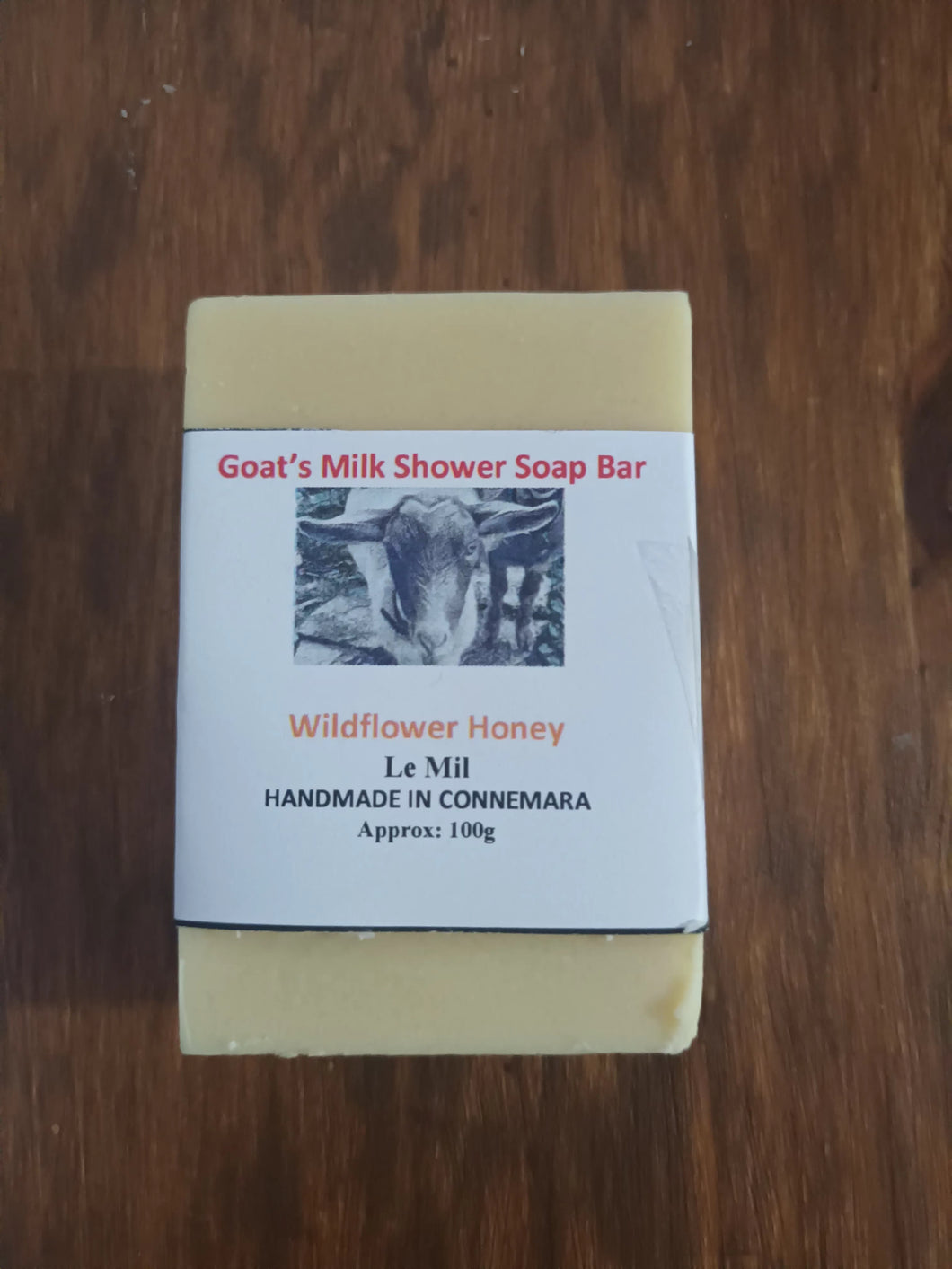 Goat's Milk Shower Soap Bar with Honey