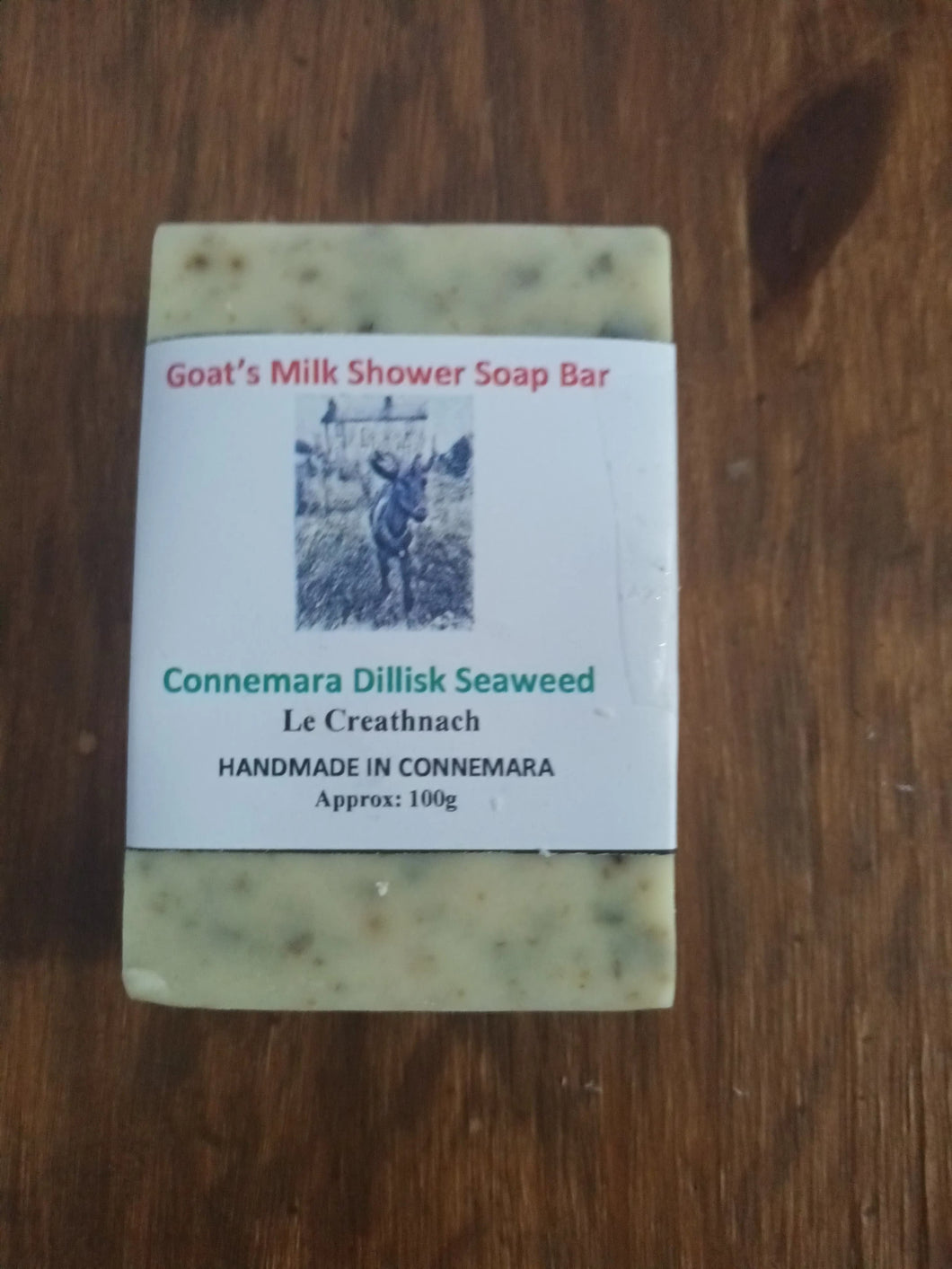 Goat's Milk shower soap bar with Dillisk Seaweed