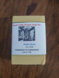 Goat's Milk Shower Soap Bar with Citrus