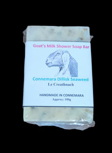 Goat's Milk Shower Soap Bar with Dillisk Seaweed