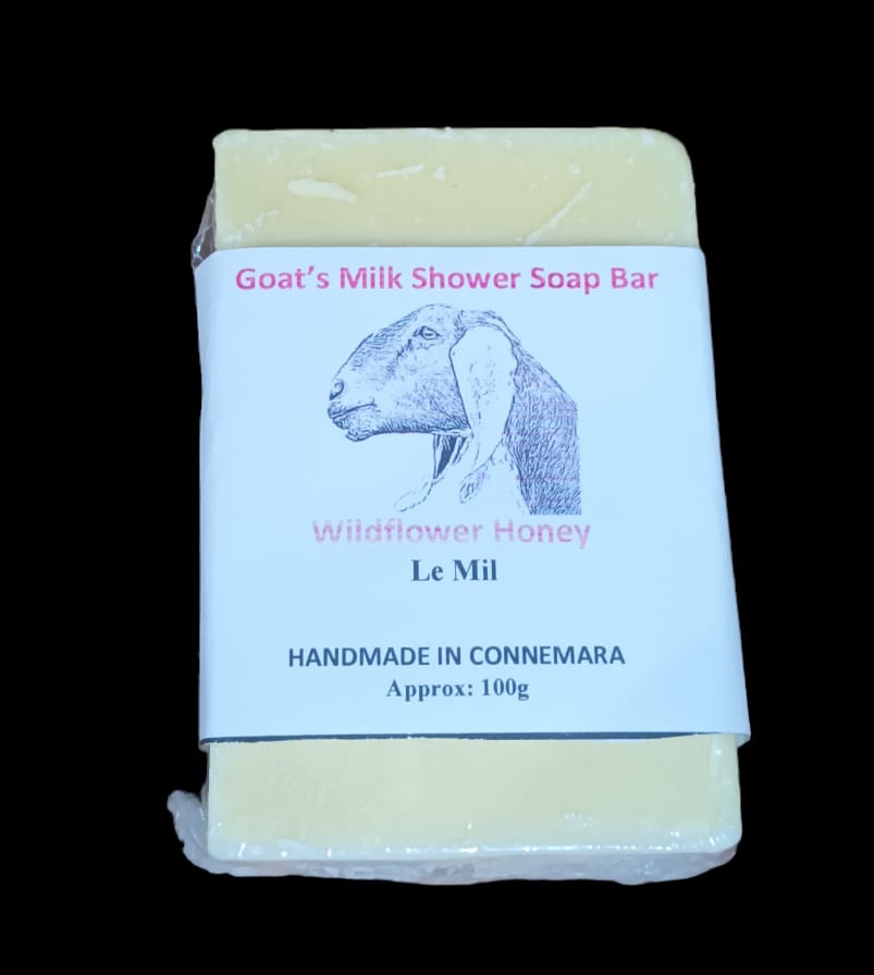 Goat's Milk Shower Soap Bar with Honey