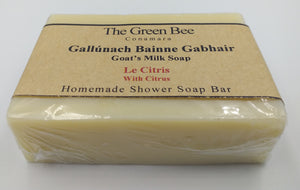 Goat's Milk Shower Soap Bar with Citrus