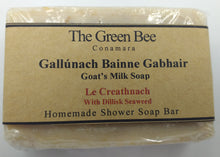 Load image into Gallery viewer, Goat&#39;s Milk Shower Soap Bar with Dillisk Seaweed
